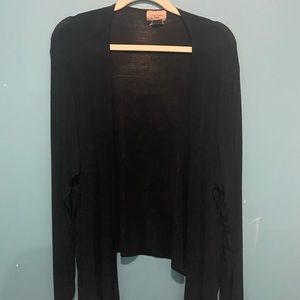 Black cardigan